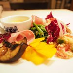 Giglio - パスタ+前菜+ドルチェ 1900円 の前菜盛り合わせ