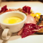 Giglio - パスタ+前菜+ドルチェ 1900円 の前菜盛り合わせ