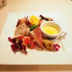 Giglio - パスタ+前菜+ドルチェ 1900円 の前菜盛り合わせ