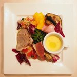 Giglio - パスタ+前菜+ドルチェ 1900円 の前菜盛り合わせ