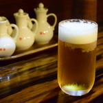 綏彩 - エビス生ビール（小）＠350円