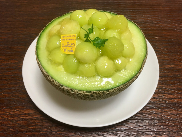 まるごとメロン By Eb パテスリーボン 本店 Patissrie Bon 長居 ケーキ 食べログ