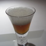 レフェルヴェソンス - 堀川ごぼうのコンソメスープをビールの様にＵＰ（2011.2月）