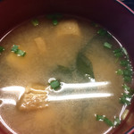 おふくろ亭 - 白ホル定食大飯 ニンニク醤油 500円 温泉玉子