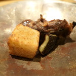 虎白 - すっぽん炭焼に大根餅