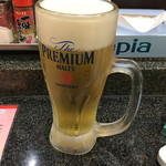 とん吉 - 生ビール（500円）
