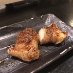 炭火やきとり 伝兵衛 - 餅の豚バラ巻き