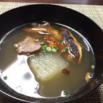 かたつむり - ヤマドリ茸と猪出汁の椀