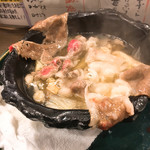 裏天満 こばち屋 - 黒毛和牛の肉吸い(^ ^)