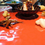 明道町中国菜 一星 - 稚鮎の揚げ浸し甘辛ソース