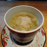 明道町中国菜 一星 - キャベツ・豚肉・豆腐の肉団子スープ　冬瓜入り