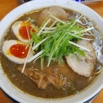 麺饗 松韻 - 中華そば 中(こってり)+煮玉子