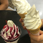 栗駒フーズ - 牛乳屋さんのソフトクリーム
