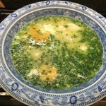 みょうが屋 - 刀根鶏でとったスープ