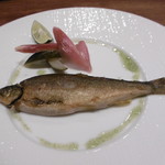 鉄板焼き Oribe - 鮎のコンフィ