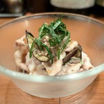 笑菜酒家 みや美 - なすと豚しゃぶの香味ドレッシングサラダ