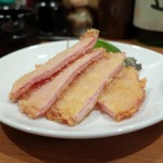 笑菜酒家 みや美 - ハムカツ