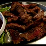 立喰酒場 金獅子 - もはや定番なビフテキ