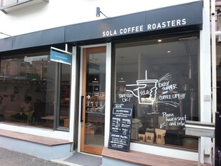 SOLA COFFEE ROASTERS - 店名の「SOLA」はラテン語で「ONLY」を意味するそう。
