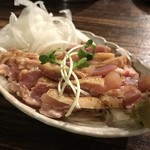 日本酒食堂 吟乃灯 - 地鶏のたたき