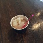 ジェラテリア アクオリーナ - 和梨のグラニータ ハーフ（350円）税込