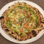 ピッツェリア グランデ バッボ - フレッシュトマトと甲イカのジェノベーゼ
