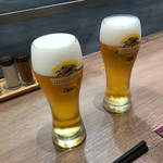 撰 利久 - 牛たんには生ビール