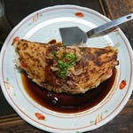 ゆぐち - 2017年8月　肉お好み焼き　800円