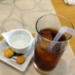 三輪亭 - ランチセットのドリンクと焼菓子