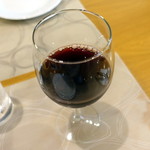 三輪亭 - ランチ赤ワイン