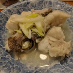 天史朗鮨 - ハタの塩煮　日本酒のアテに最高です