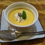 彩懐石 わらび高砂 - カボチャのムース