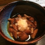 成寿司 - お通しのなめこおろし