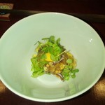 りょうりや 御旅屋 - ２０１７年　６月　子持蝦蛄の黄身酢かけ