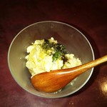 りょうりや 御旅屋 - 鱧の卵とじ