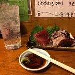 Yakitori Fujimura - マグロ刺＆タコ刺