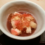 蓮 - 無花果　洋酒ゼリー　水羊羹