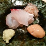 蓮 - 鯛とノドグロの肝