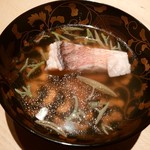 蓮 - 甘鯛とじゅんさいのお椀