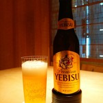 蓮 - エビスビールで一杯！
