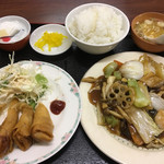 台湾料理福来順 - 八宝菜定食