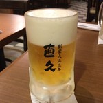 Naokyuu - 生ビール450円はサッポロ！