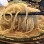 鹿児島ラーメン 豚とろ - 中太ストレート麺りふ