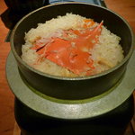 蟹御殿 - ②【夕食⑧】かに釜めし♪