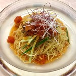 来来飯店 - 飛騨トマト入り冷やし担々麺