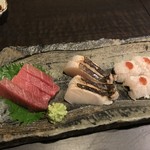 魚と野菜 つじ田 - 天然本マグロ・まながつお・はも焼霜