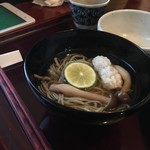 志蕎庵 江月 - 蕎麦三昧膳三つ目の温かい蕎麦