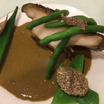 北島亭 - 鮑のムニエル。贅沢！！