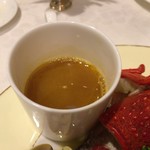 北島亭 - 別添えのスープ。これがやばいです。