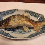 古長 - 鮎の塩焼き♫こんなに丸々太ってる鮎は初めて見ました( ^ω^ )